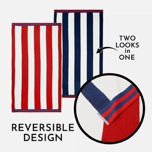 - 100% COTTON CABANA ADULT BEACH TOWELS NEW